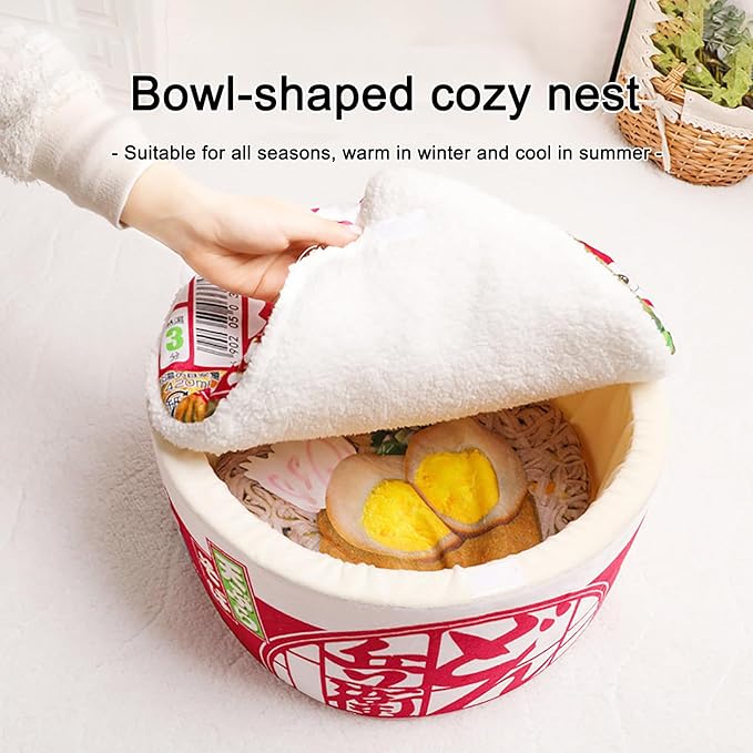 Ramen Noodle Dog & Cat Bed