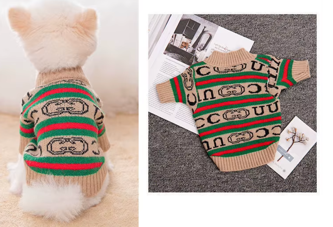 Pucci Buttoned Knit Sweater Cardigan (Beige)