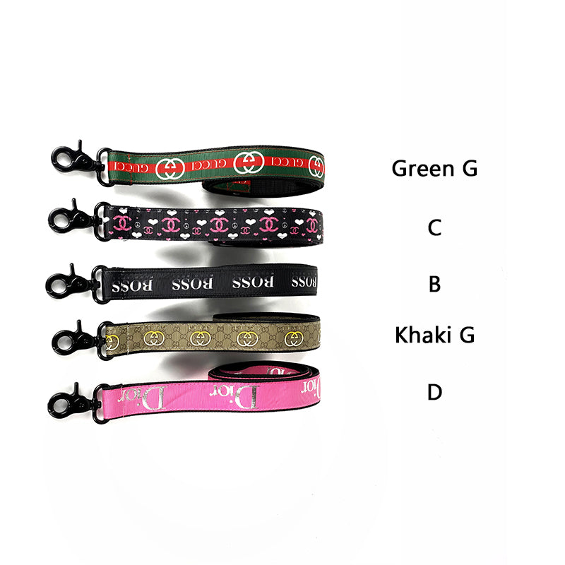 Luxury Logo Collar + Leash Set