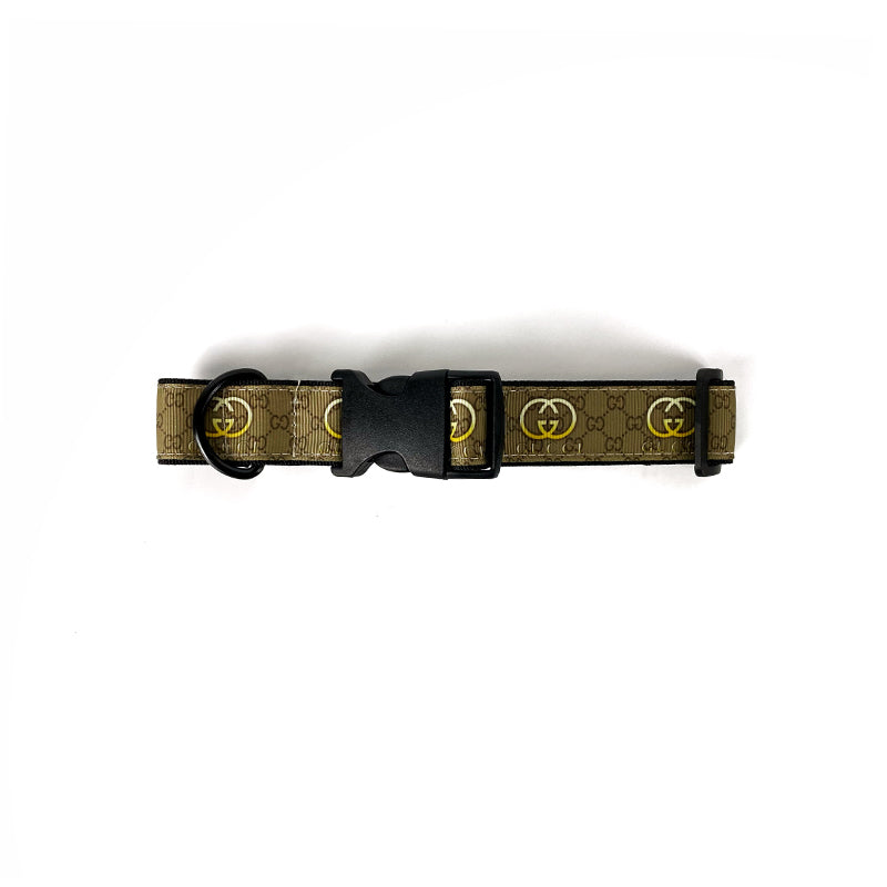 Luxury Logo Collar + Leash Set
