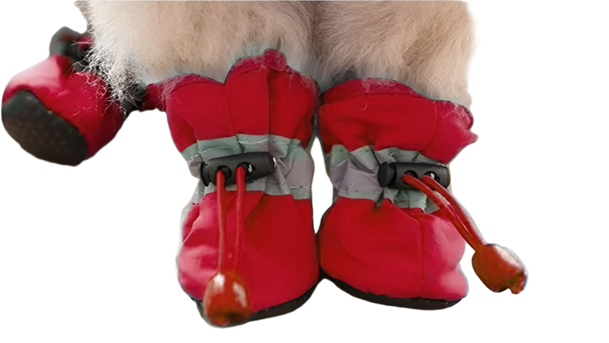 Non-Slip Puppy Shoes, Dog Shoes with Adjustable Drawstring