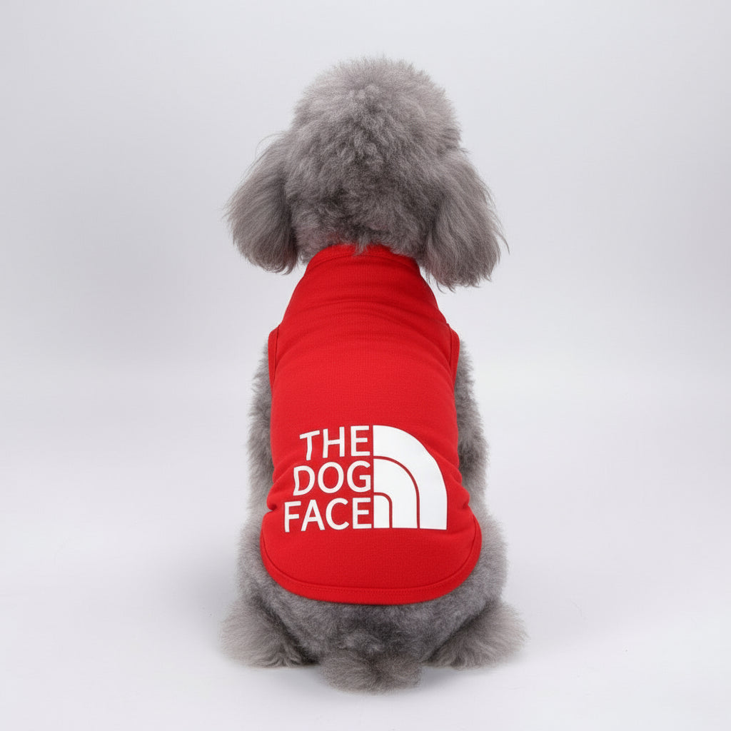 Dog Face Sleeveless Tank Top