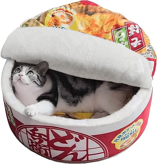 Ramen Noodle Dog & Cat Bed
