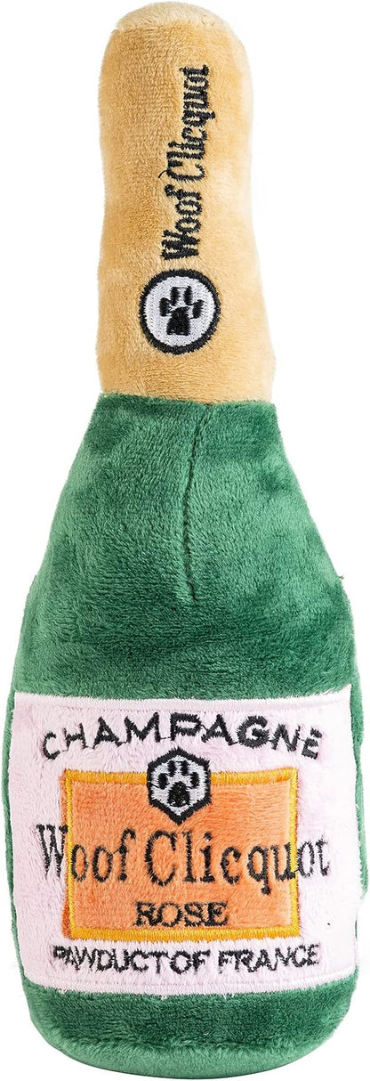 Woof Clicquot Rose Plush Chew Toy