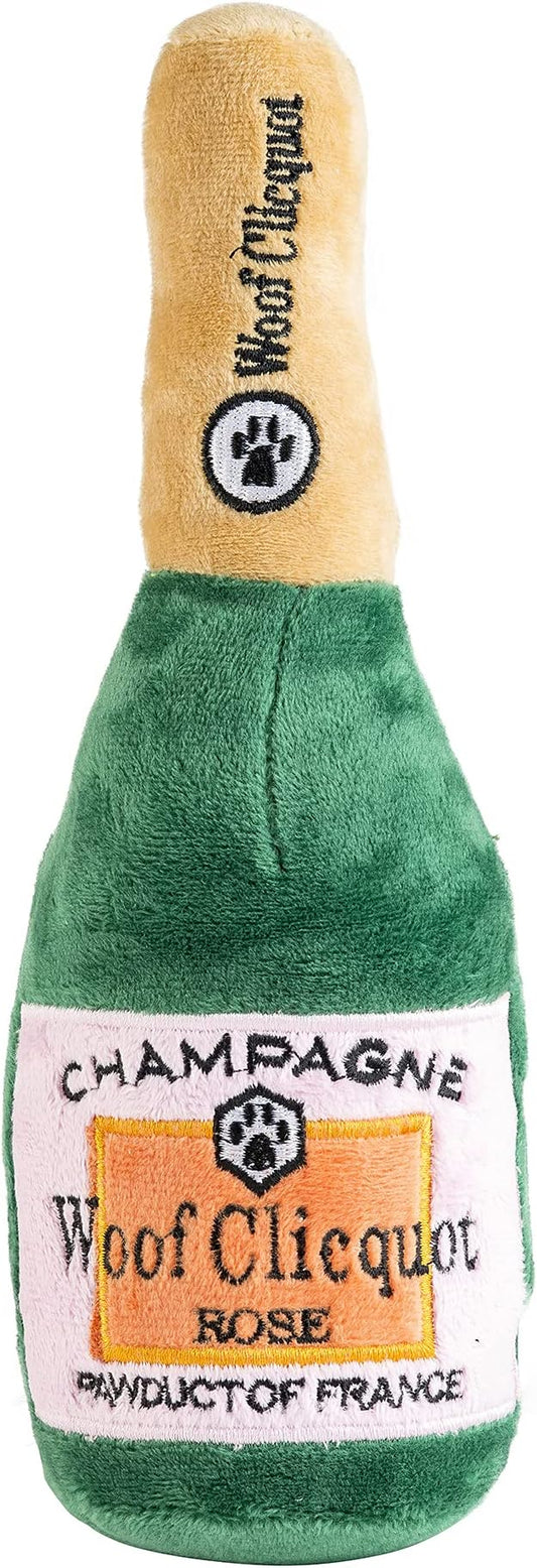 Woof Clicquot Rose Plush Chew Toy