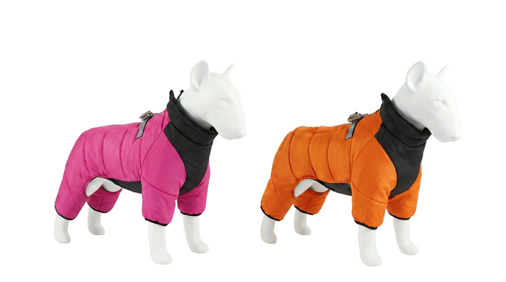 The Boom Boom Puffer – Retro 4-Leg Thermal Dog Coat