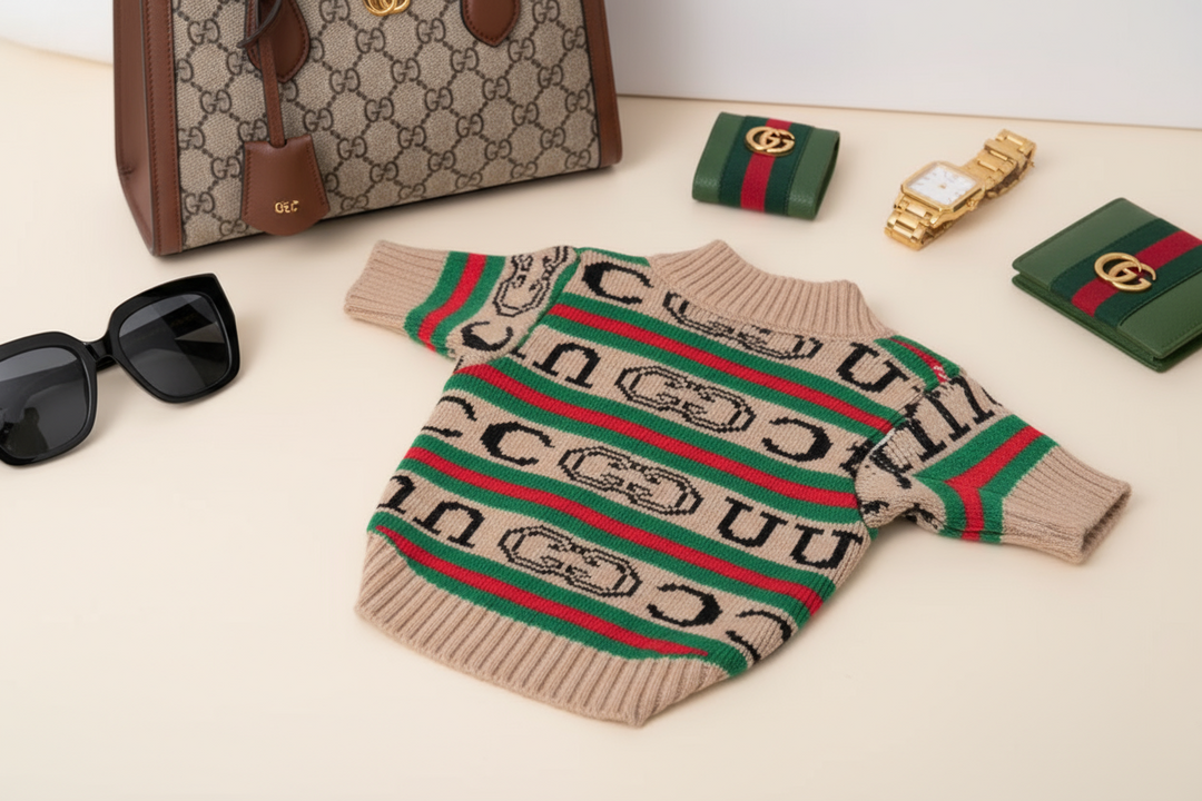 Pucci Buttoned Knit Sweater Cardigan (Beige)