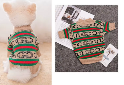 Pucci Buttoned Knit Sweater Cardigan (Beige)