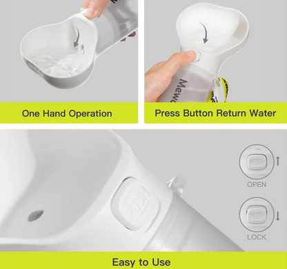 2-in1 Portable Bone-Style Water Bottle