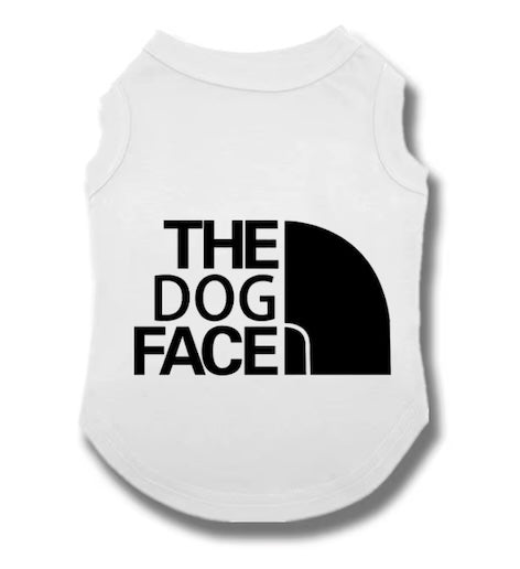 Dog Face Sleeveless Tank Top