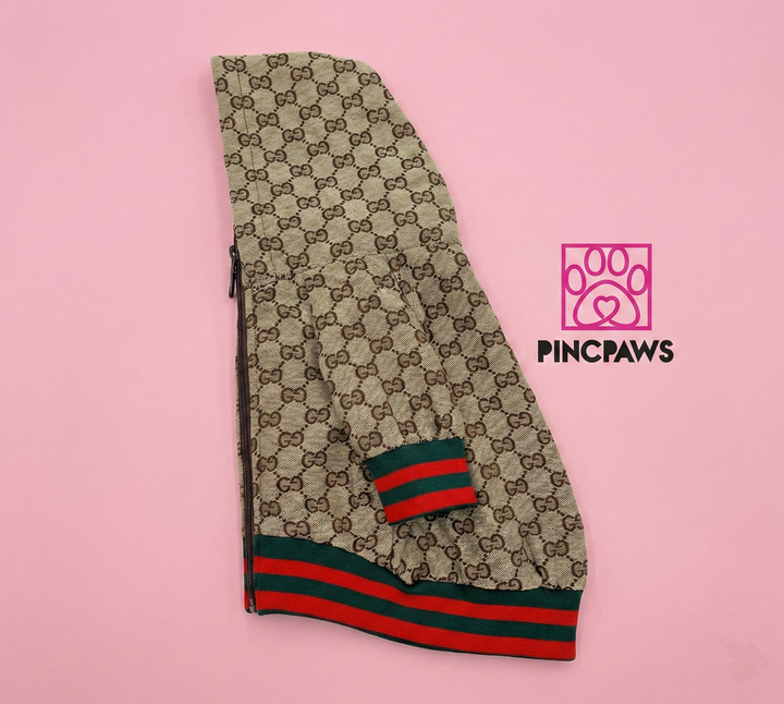 The Iconic Gucci-Inspired Pet Hoodie Jacket