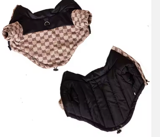 Pucci Monogram Thick Jacket wth D-Ring Hook