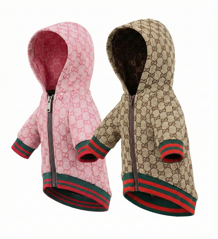 The Iconic Gucci-Inspired Pet Hoodie Jacket
