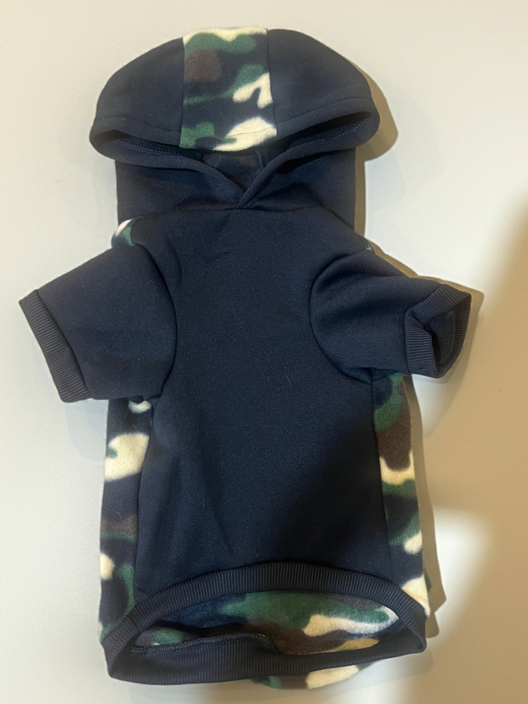 Camouflage Fleece Dog Hoodie