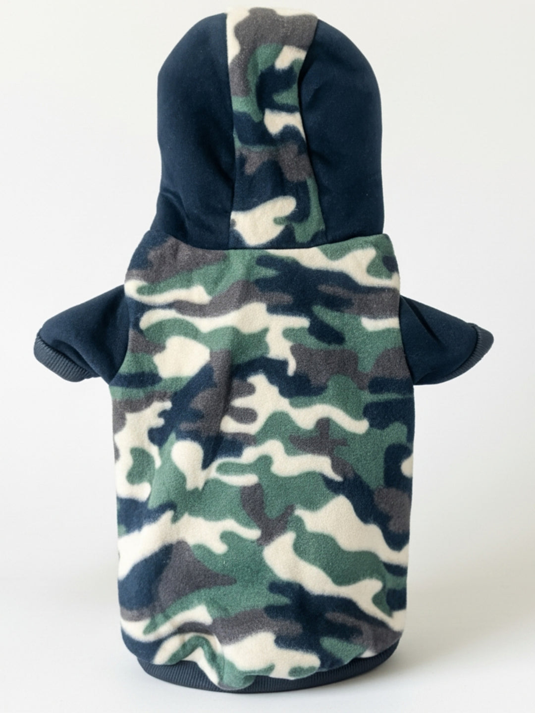 Camouflage Fleece Dog Hoodie