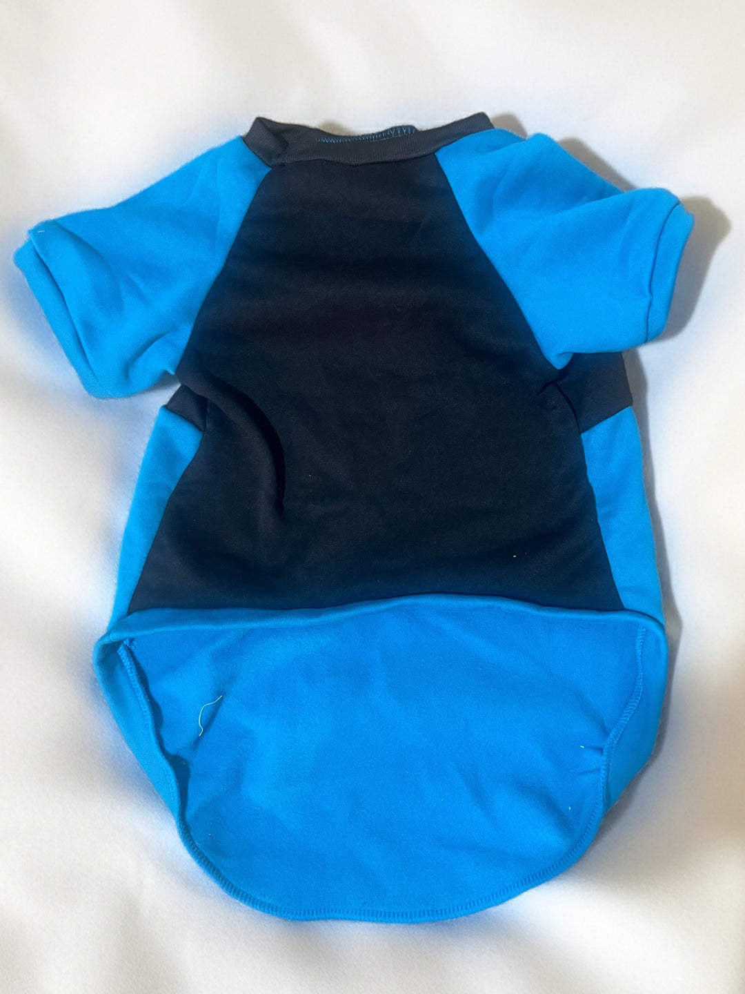 Blue & Charcoal Dog Shirt – “The Pet Face”