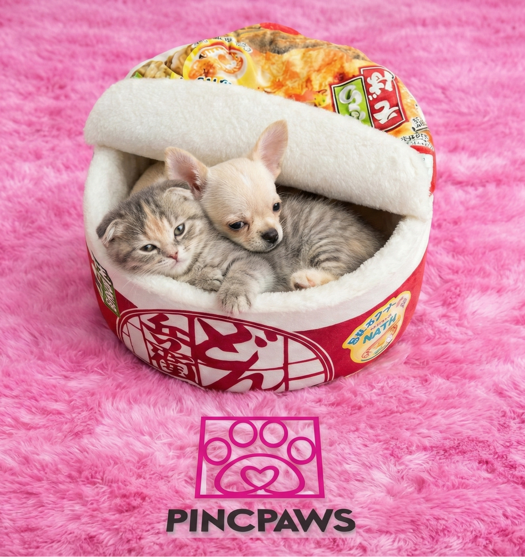 The Kyun Ramen Nest - A cozy bowl of calm for cats & dogs