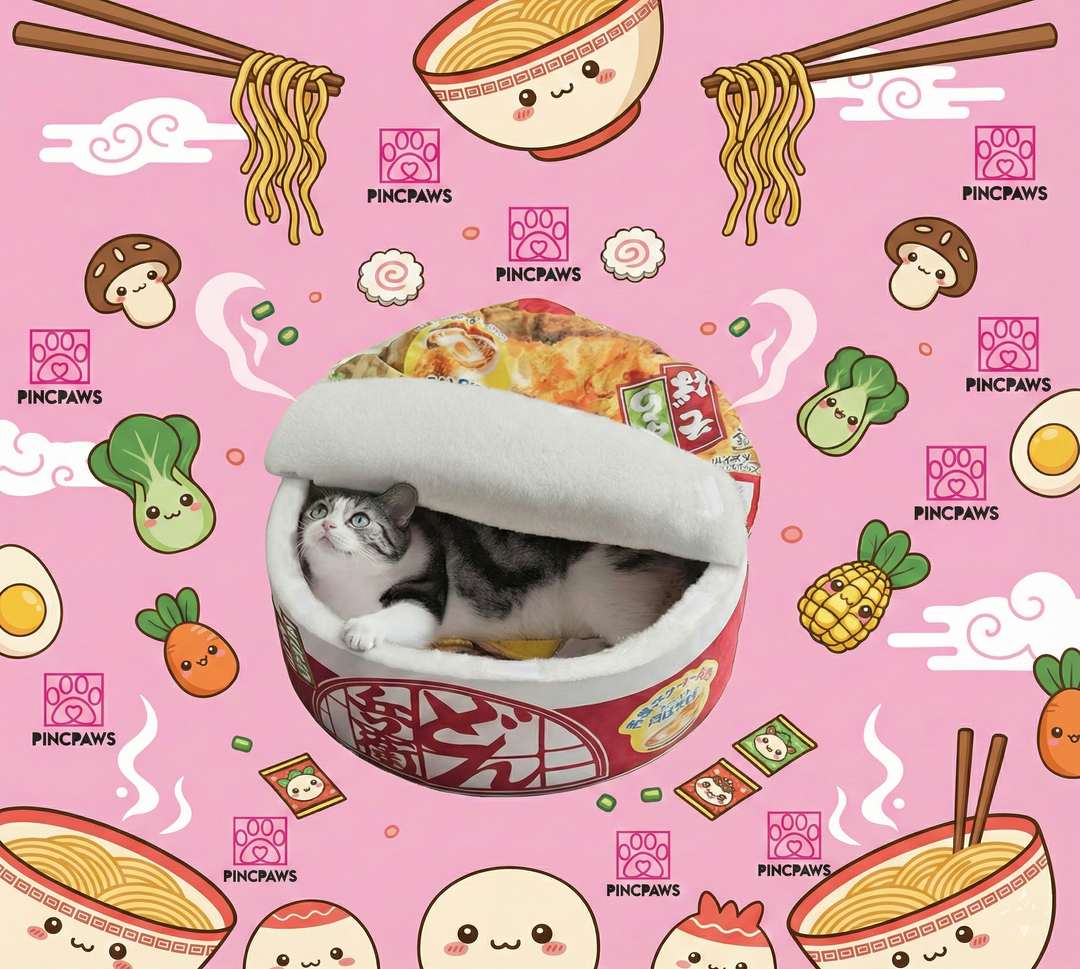 The Kyun Ramen Nest - A cozy bowl of calm for cats & dogs