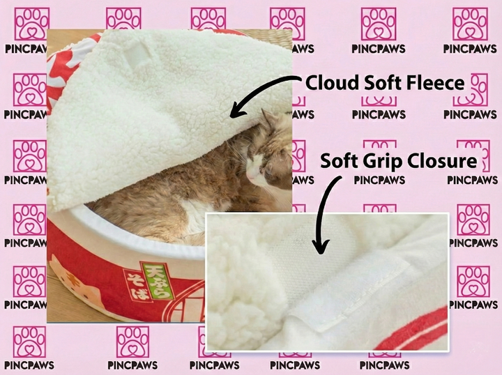 The Kyun Ramen Nest - A cozy bowl of calm for cats & dogs