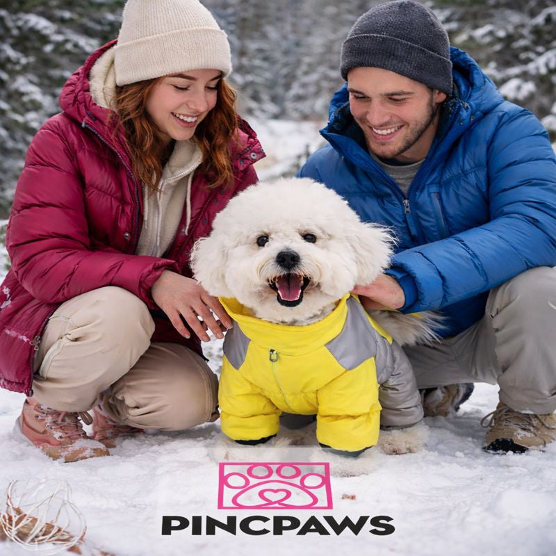 Notice Me Puffer – All-Weather Reflective Pet Jumpsuit