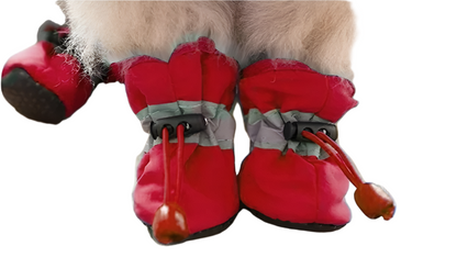 Non-Slip Puppy Shoes,  Dog Shoes with Adjustable Drawstring