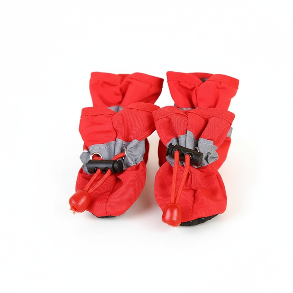 Non-Slip Puppy Shoes,  Dog Shoes with Adjustable Drawstring