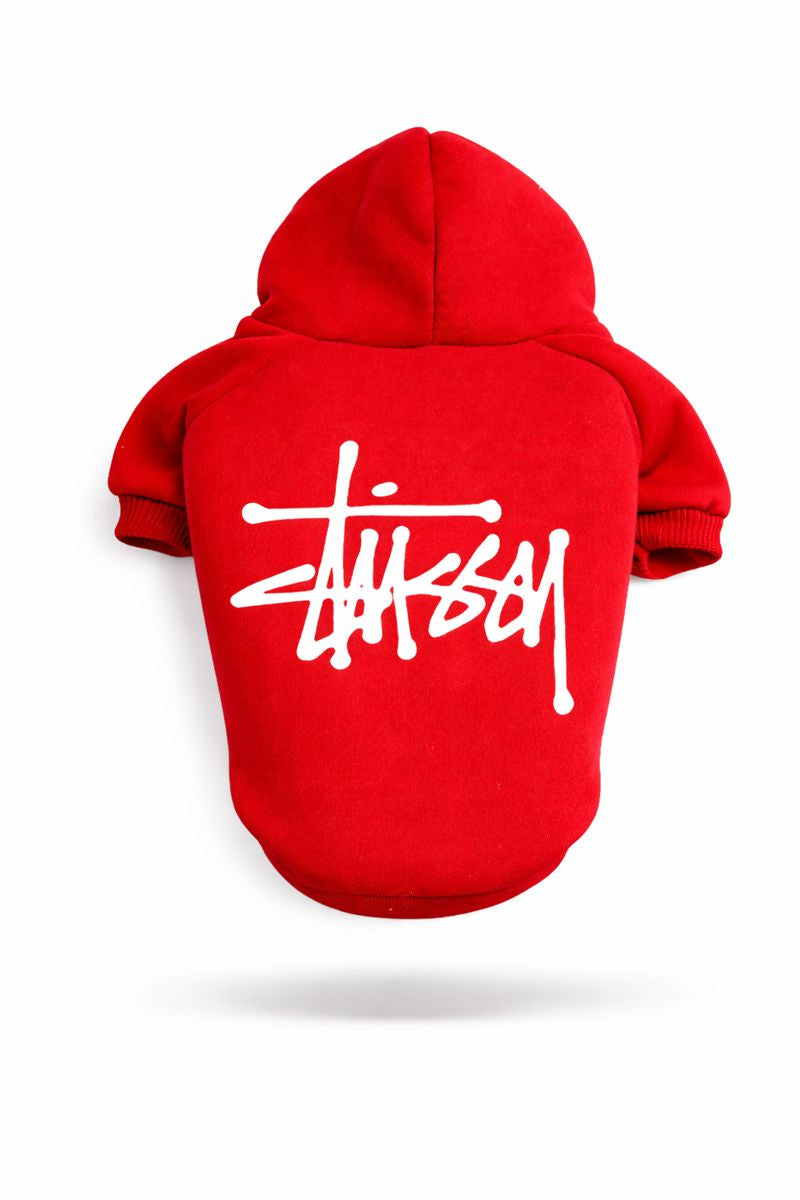 Iconic Streetwear-Inspired Dog Hoodie similar to Stüssy