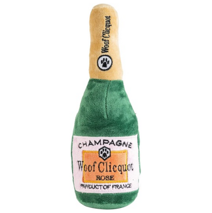 Woof Clicquot Rose Plush Chew Toy