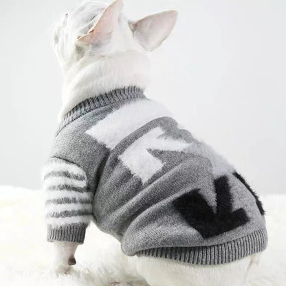 Paw White Wool Sweater
