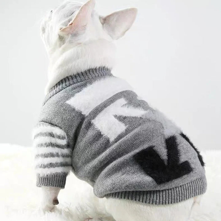 Paw White Wool Sweater